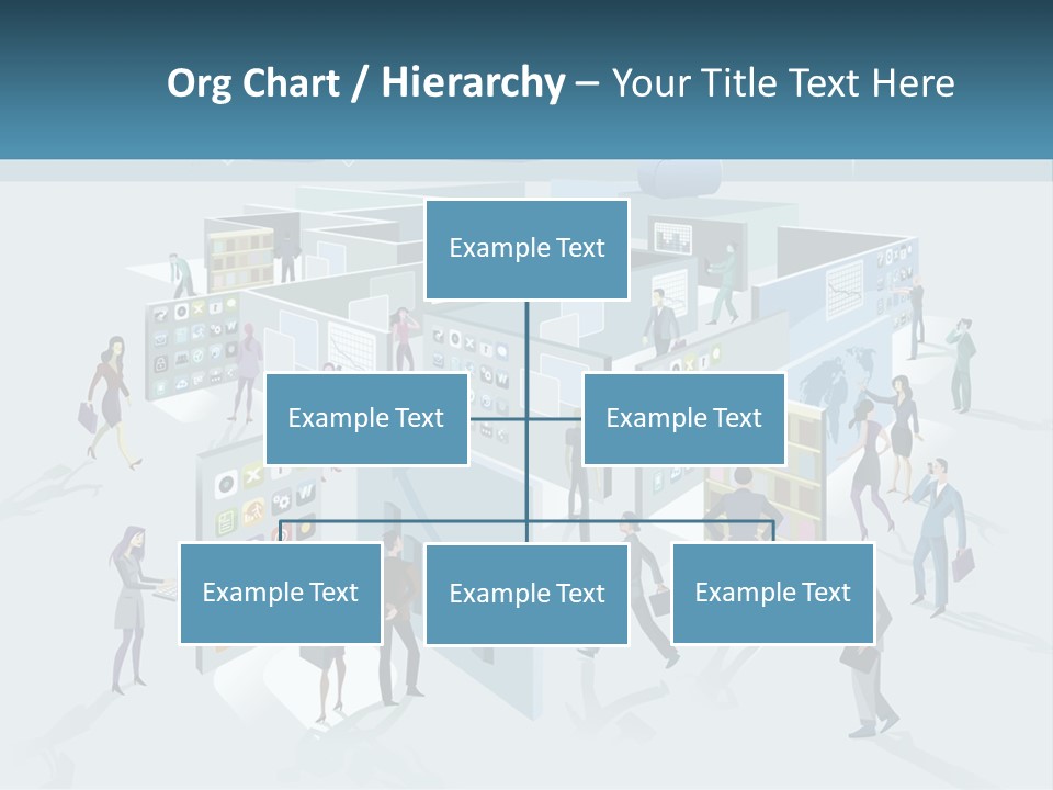 A Group Of People Standing In Front Of A Building PowerPoint Template