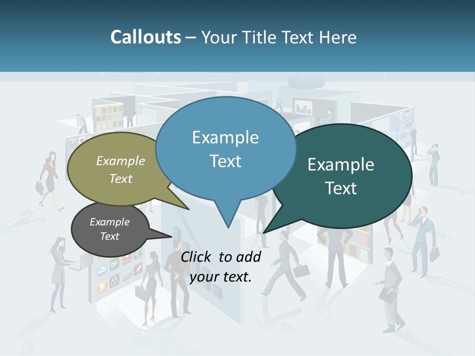 A Group Of People Standing In Front Of A Building PowerPoint Template