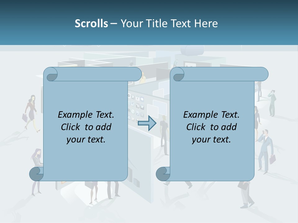 A Group Of People Standing In Front Of A Building PowerPoint Template