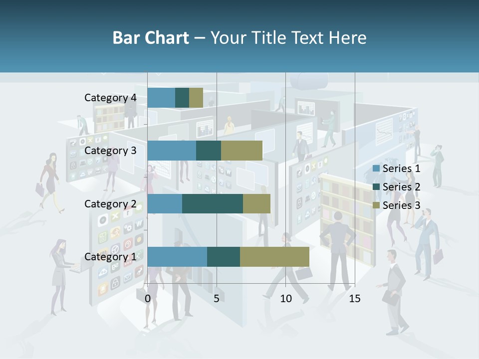 A Group Of People Standing In Front Of A Building PowerPoint Template