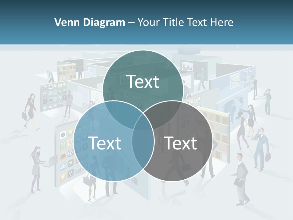A Group Of People Standing In Front Of A Building PowerPoint Template
