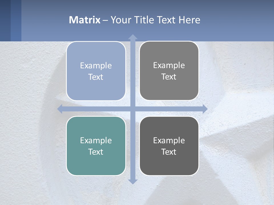 A Star On The Side Of A Building PowerPoint Template