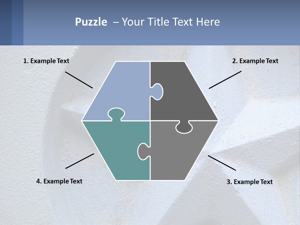 A Star On The Side Of A Building PowerPoint Template