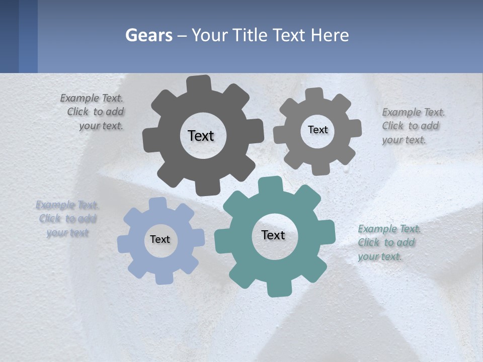 A Star On The Side Of A Building PowerPoint Template