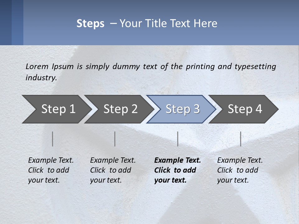 A Star On The Side Of A Building PowerPoint Template