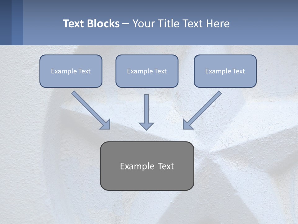 A Star On The Side Of A Building PowerPoint Template