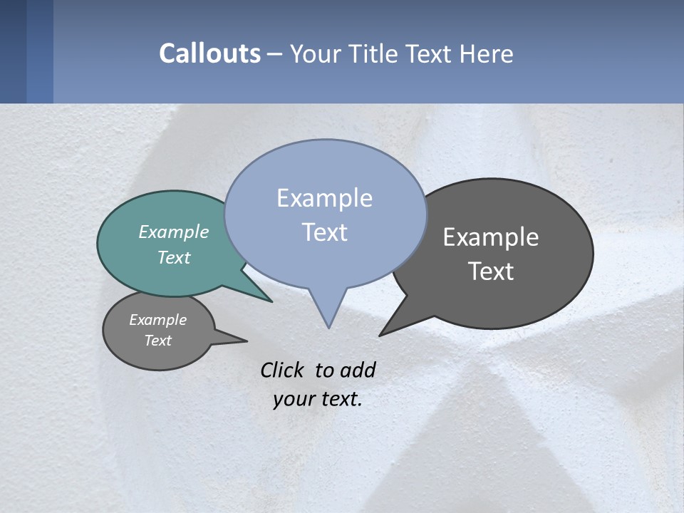 A Star On The Side Of A Building PowerPoint Template