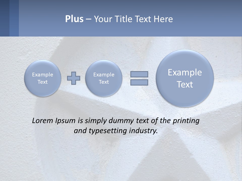 A Star On The Side Of A Building PowerPoint Template