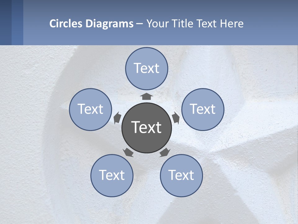 A Star On The Side Of A Building PowerPoint Template