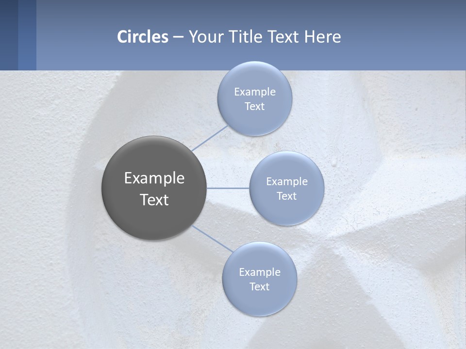 A Star On The Side Of A Building PowerPoint Template