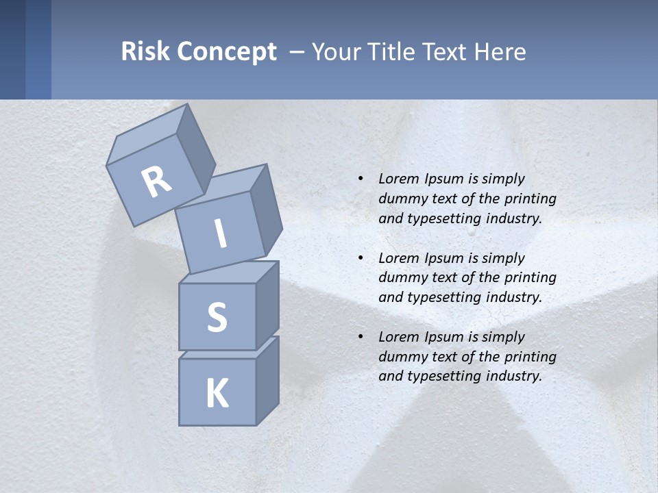 A Star On The Side Of A Building PowerPoint Template