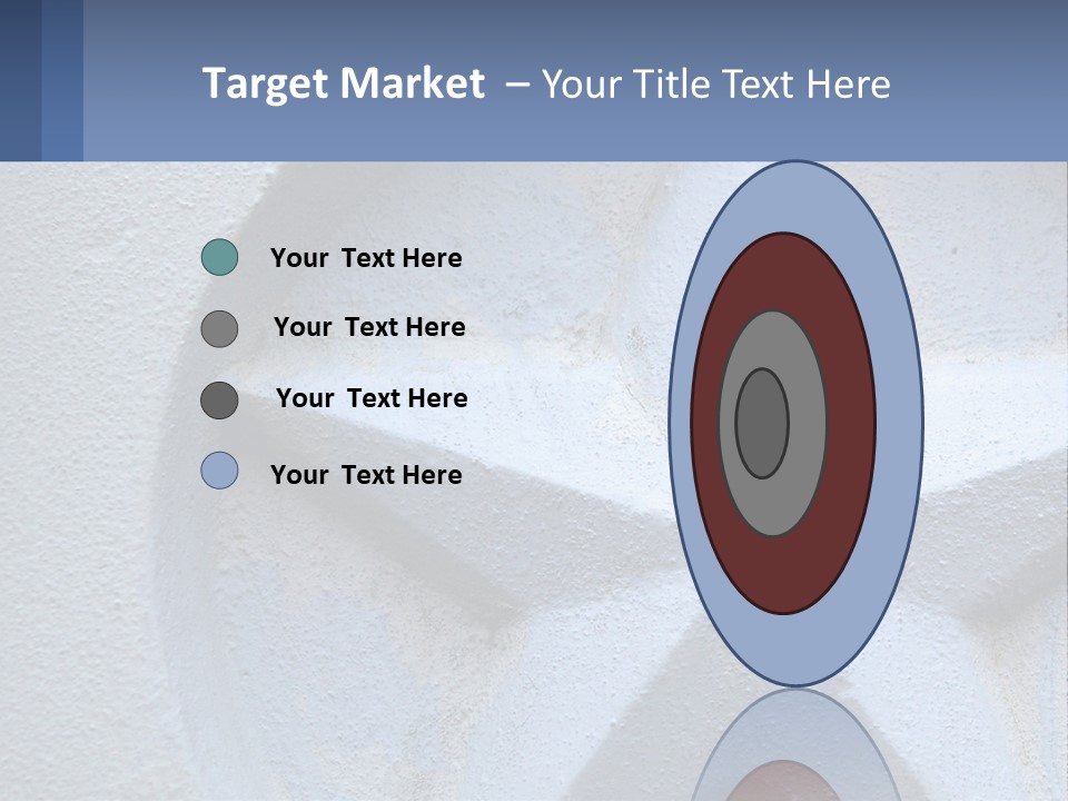 A Star On The Side Of A Building PowerPoint Template