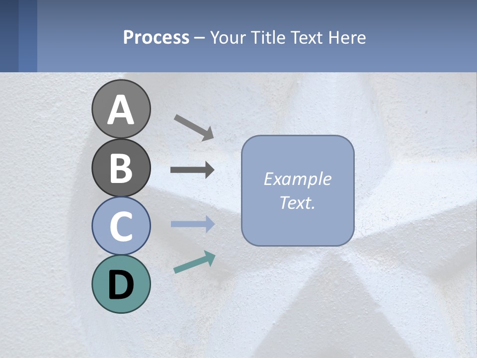 A Star On The Side Of A Building PowerPoint Template