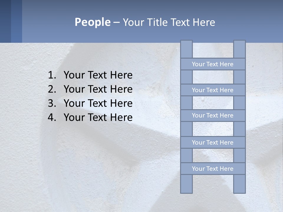 A Star On The Side Of A Building PowerPoint Template