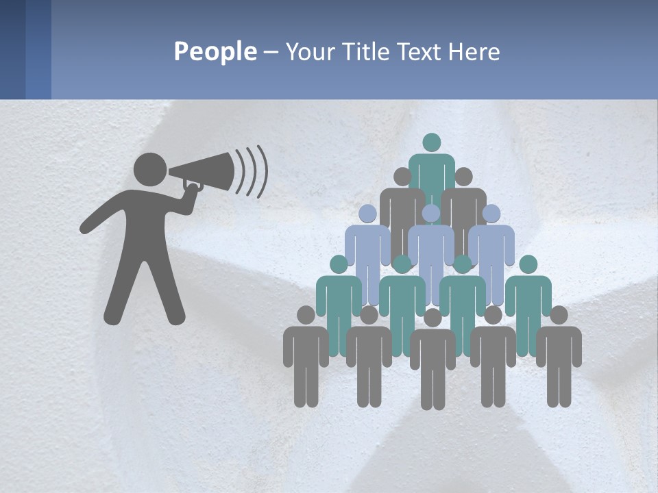 A Star On The Side Of A Building PowerPoint Template