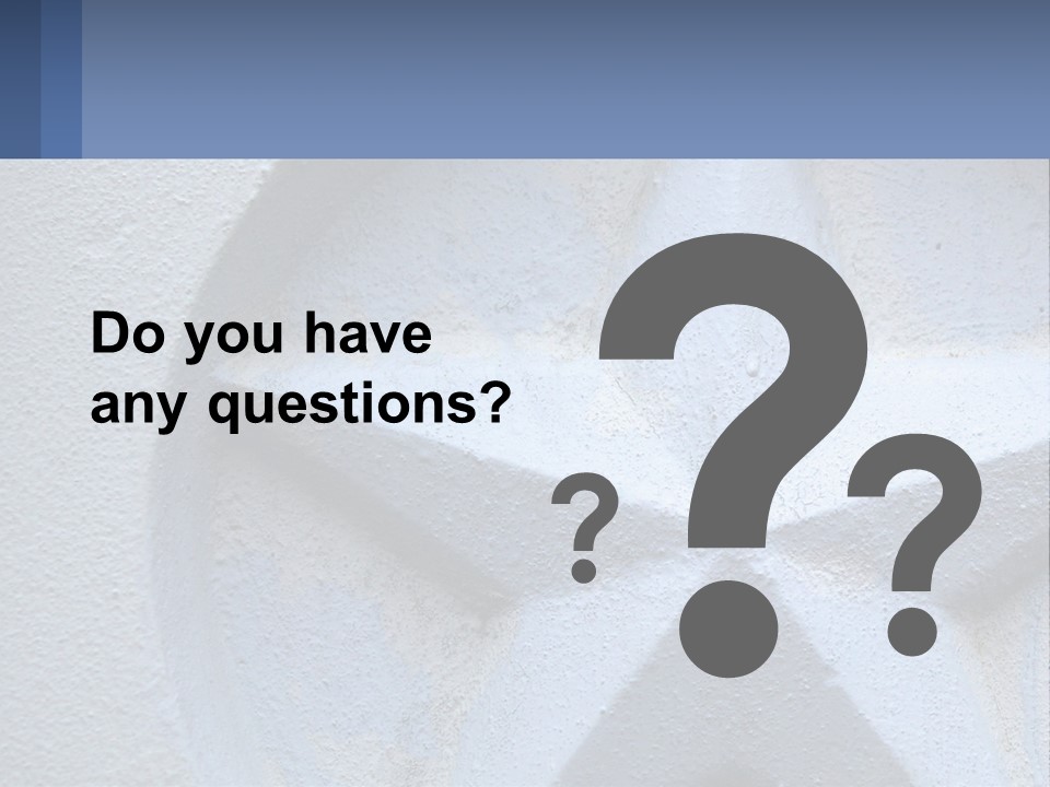 A Star On The Side Of A Building PowerPoint Template