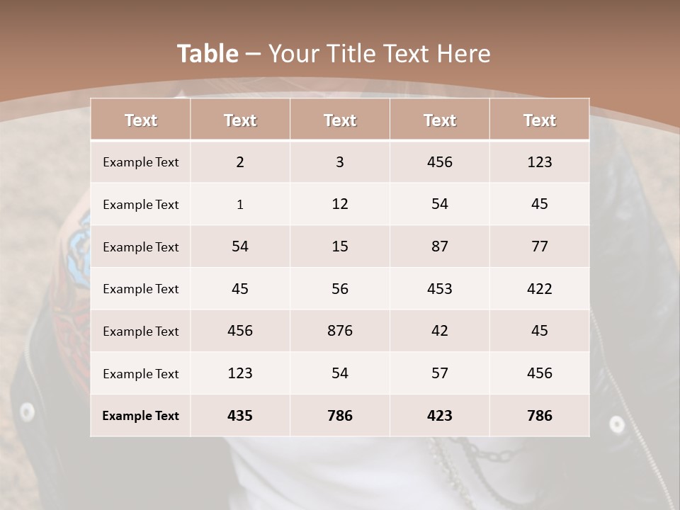 A Woman With A Leather Jacket And Sunglasses Sitting On A Rock PowerPoint Template