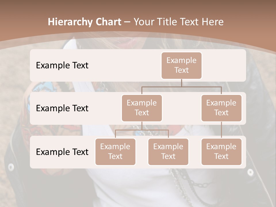 A Woman With A Leather Jacket And Sunglasses Sitting On A Rock PowerPoint Template