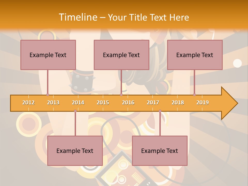 A Woman In A Hat Is Holding A Cell Phone PowerPoint Template