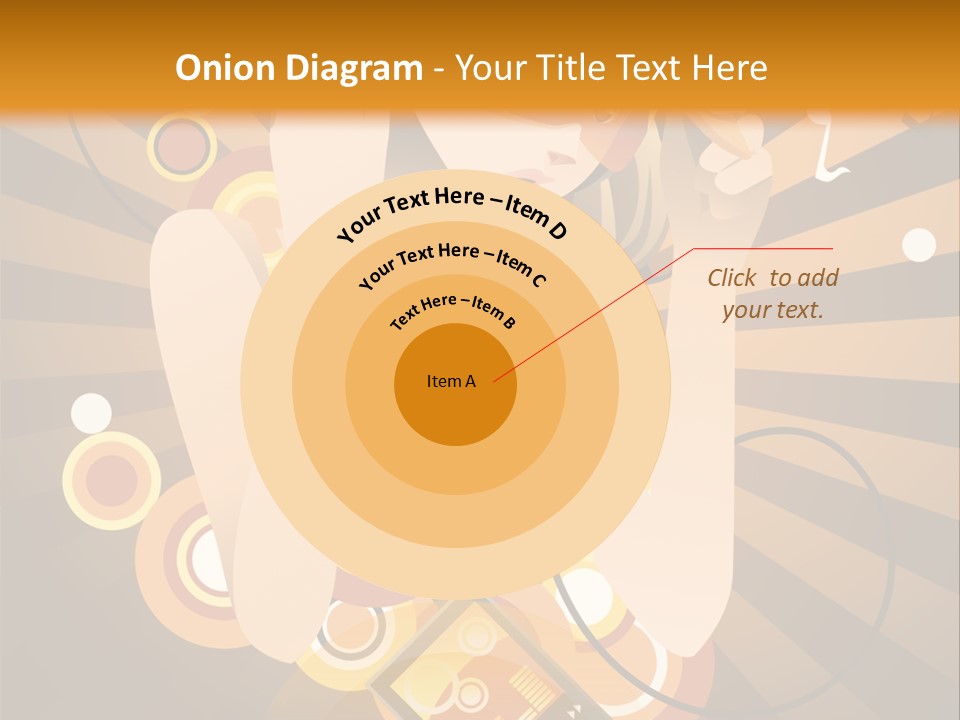 A Woman In A Hat Is Holding A Cell Phone PowerPoint Template