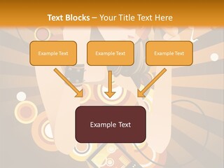 A Woman In A Hat Is Holding A Cell Phone PowerPoint Template