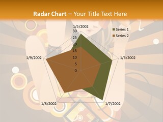 A Woman In A Hat Is Holding A Cell Phone PowerPoint Template