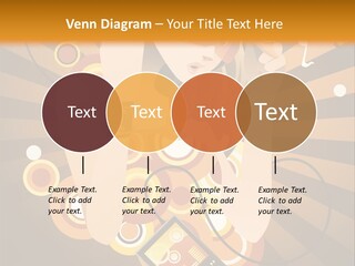 A Woman In A Hat Is Holding A Cell Phone PowerPoint Template