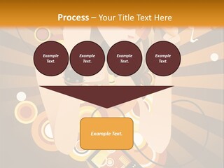 A Woman In A Hat Is Holding A Cell Phone PowerPoint Template