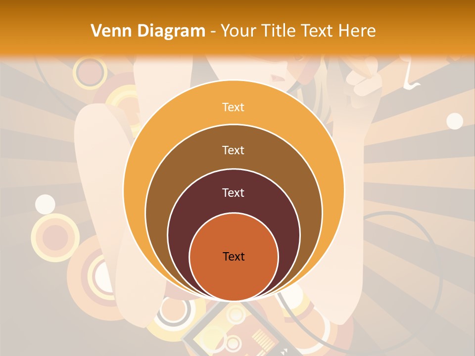 A Woman In A Hat Is Holding A Cell Phone PowerPoint Template