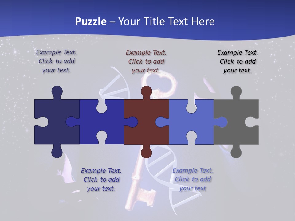 A Man Holding A Glowing Key In His Hands PowerPoint Template