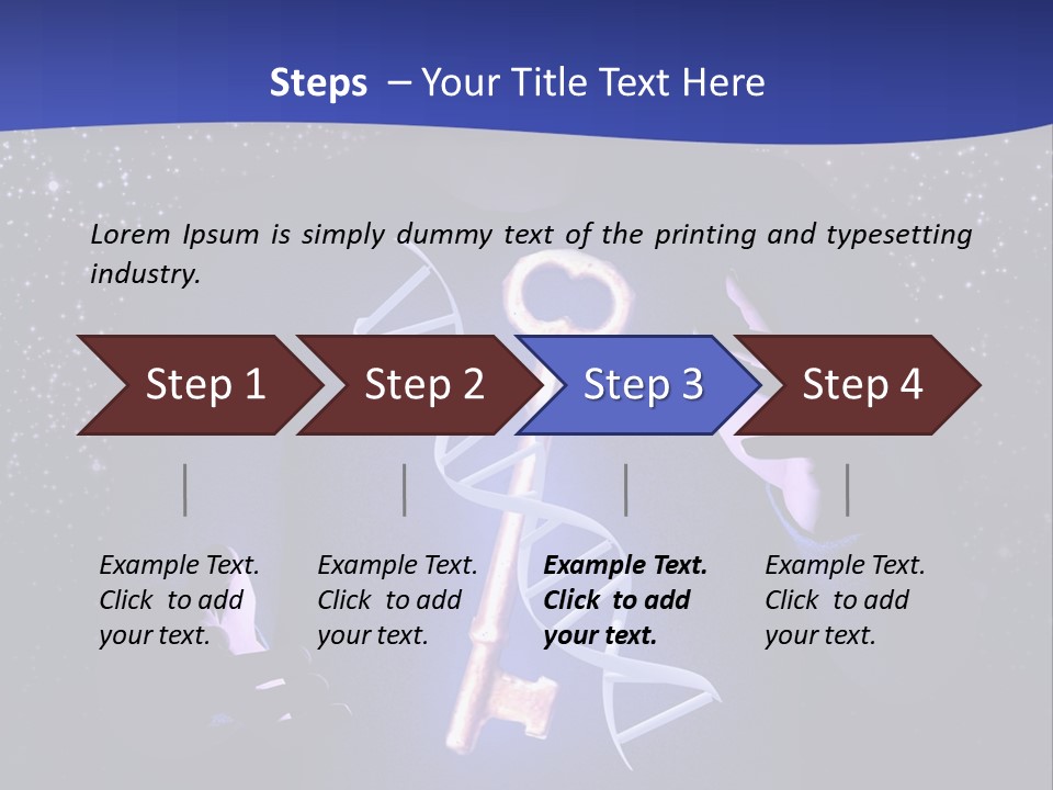 A Man Holding A Glowing Key In His Hands PowerPoint Template