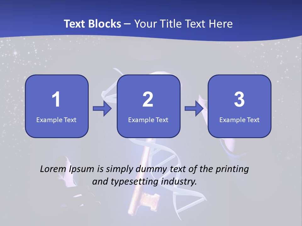 A Man Holding A Glowing Key In His Hands PowerPoint Template