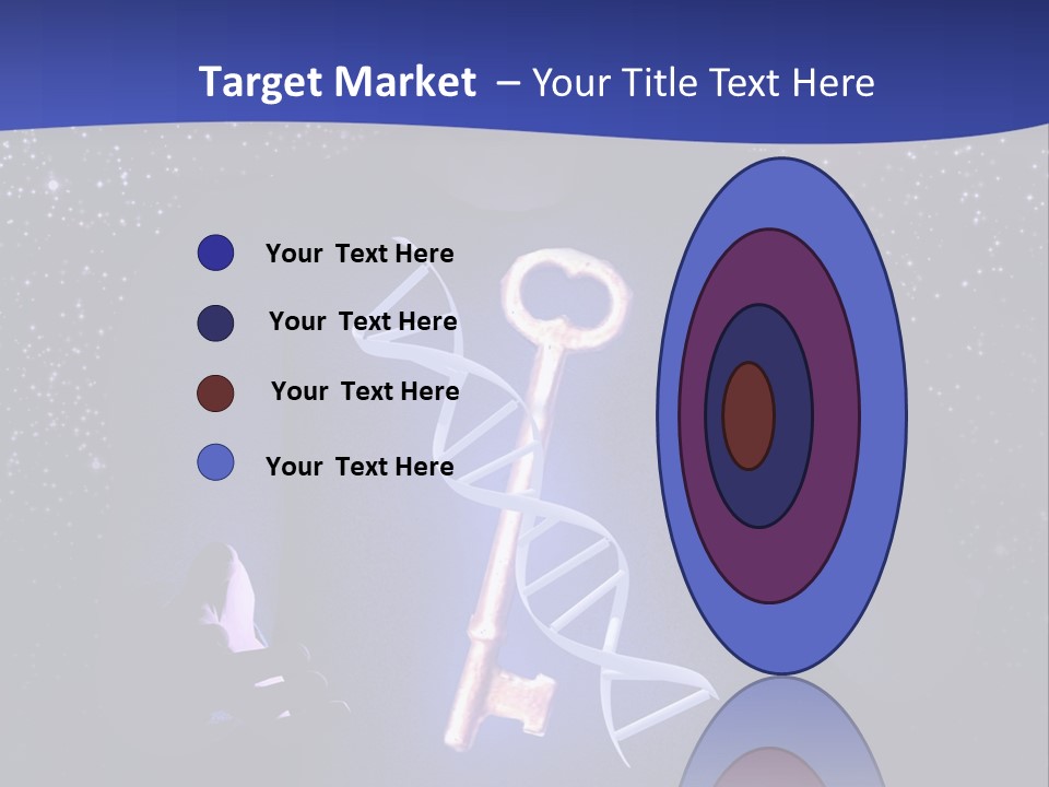 A Man Holding A Glowing Key In His Hands PowerPoint Template