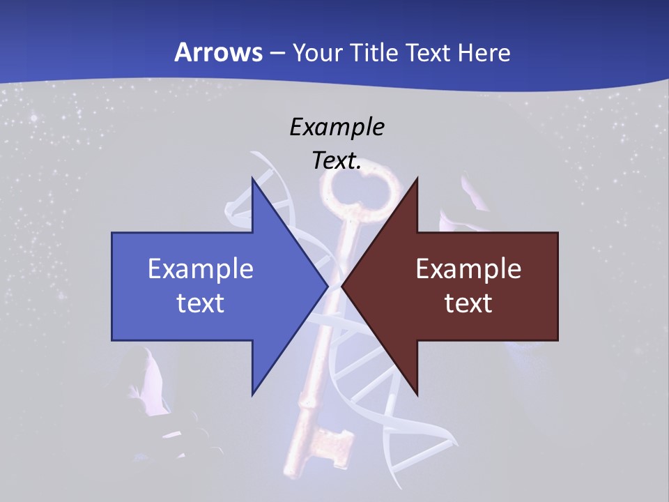 A Man Holding A Glowing Key In His Hands PowerPoint Template