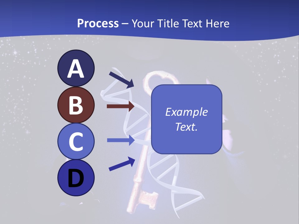 A Man Holding A Glowing Key In His Hands PowerPoint Template