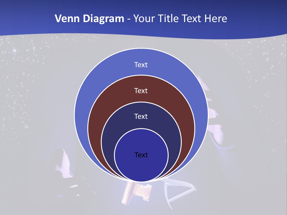 A Man Holding A Glowing Key In His Hands PowerPoint Template