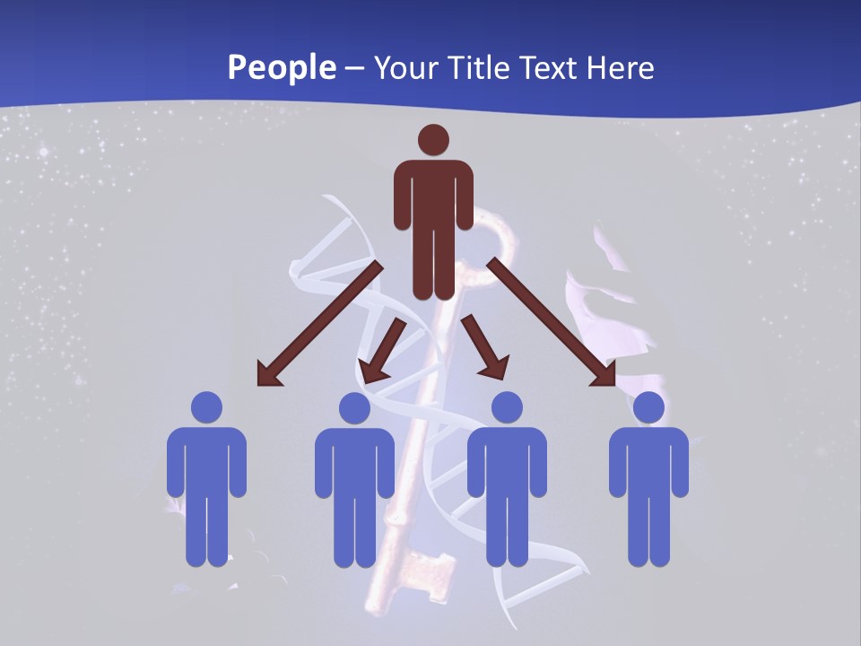 A Man Holding A Glowing Key In His Hands PowerPoint Template