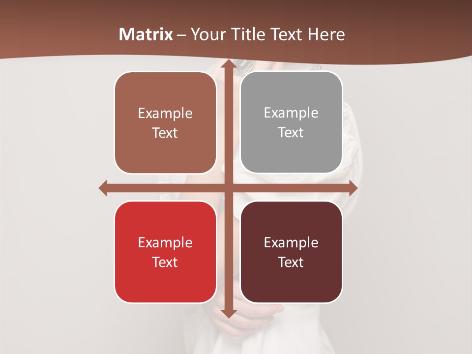 A Woman In Lingerie Posing For A Picture PowerPoint Template