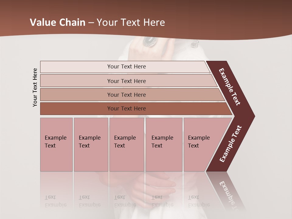 A Woman In Lingerie Posing For A Picture PowerPoint Template