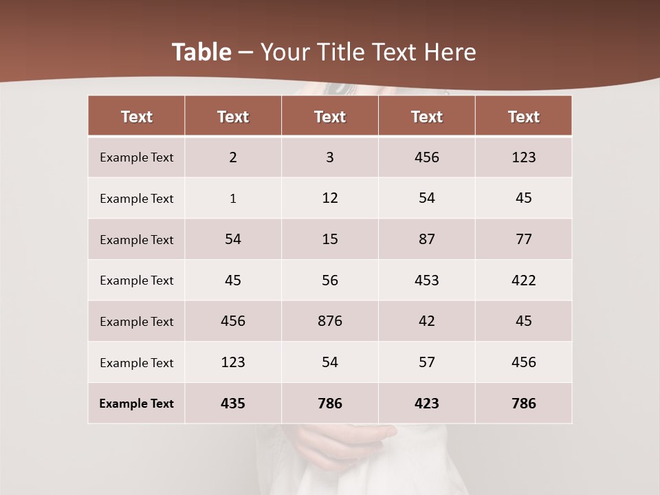 A Woman In Lingerie Posing For A Picture PowerPoint Template