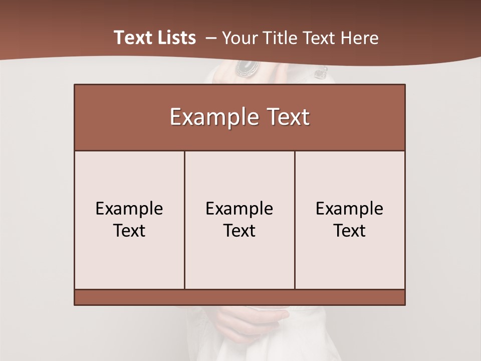 A Woman In Lingerie Posing For A Picture PowerPoint Template