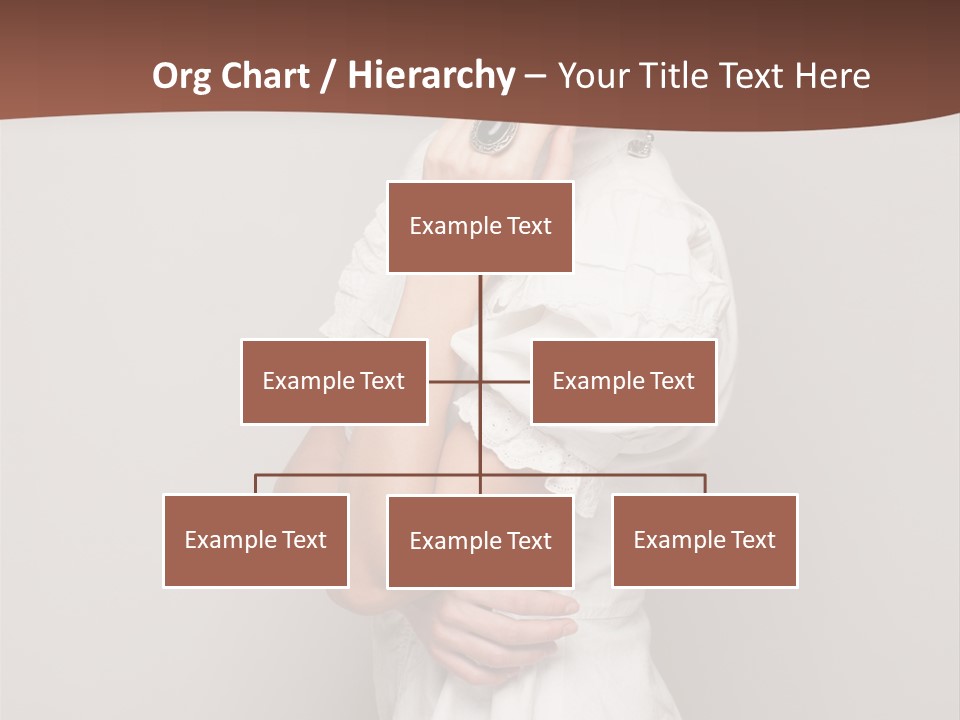 A Woman In Lingerie Posing For A Picture PowerPoint Template