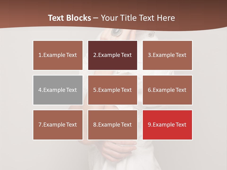 A Woman In Lingerie Posing For A Picture PowerPoint Template