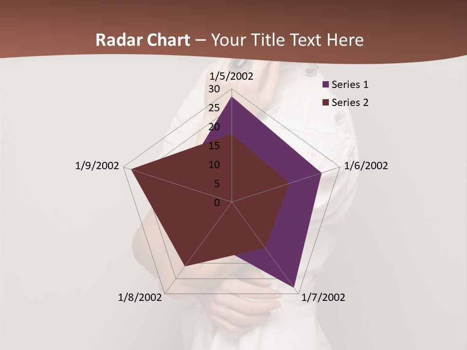 A Woman In Lingerie Posing For A Picture PowerPoint Template