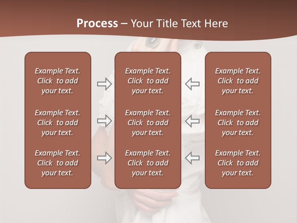 A Woman In Lingerie Posing For A Picture PowerPoint Template