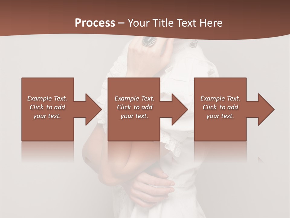 A Woman In Lingerie Posing For A Picture PowerPoint Template