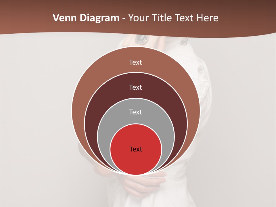 A Woman In Lingerie Posing For A Picture PowerPoint Template