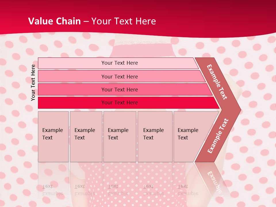 A Woman In A Red Polka Dot Dress And White Hat PowerPoint Template