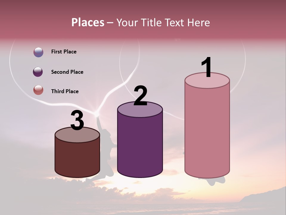 A Couple Of People Flying Through The Air PowerPoint Template
