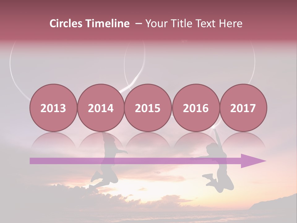 A Couple Of People Flying Through The Air PowerPoint Template